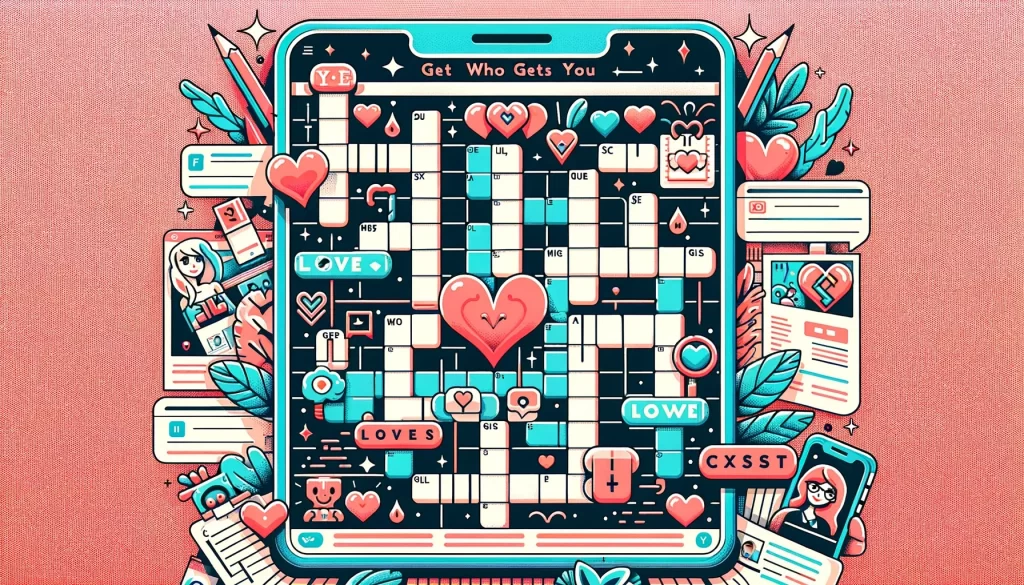 Get Who Gets You Dating Site Crossword Puzzle Game